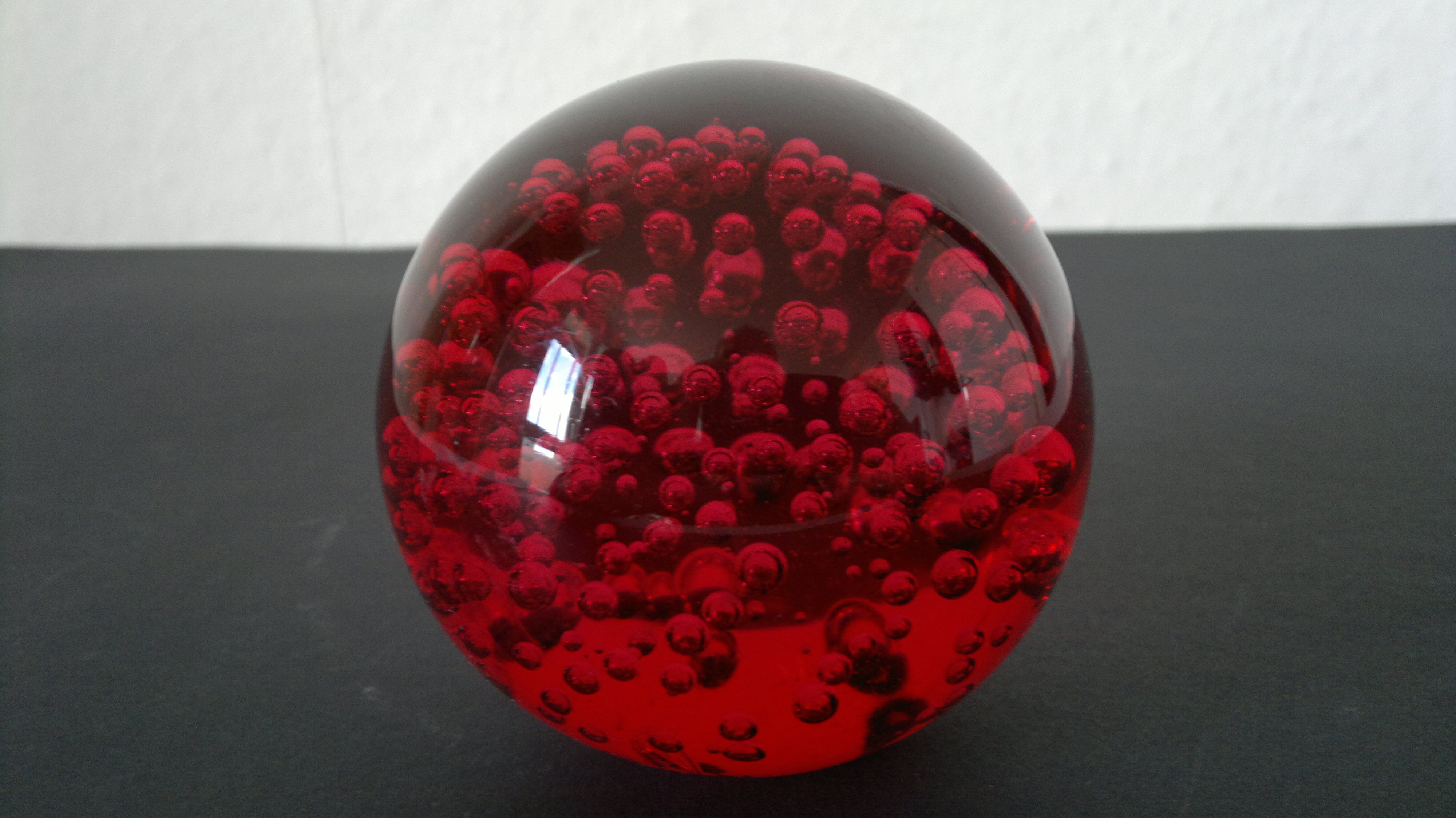 Presse papier boule vintage murano 1960