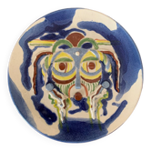 Old decorative plate - African art
