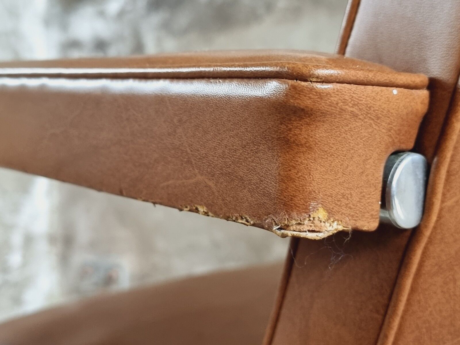 Vintage chair office chair armchair mocha brown