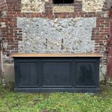 Counter, double-sided store furniture with storage