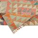 Turkish Handwoven Vintage Herki Kilim 90 cm x 322 cm
