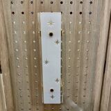 Pair of glass wall lights Scandinavian design 1960.