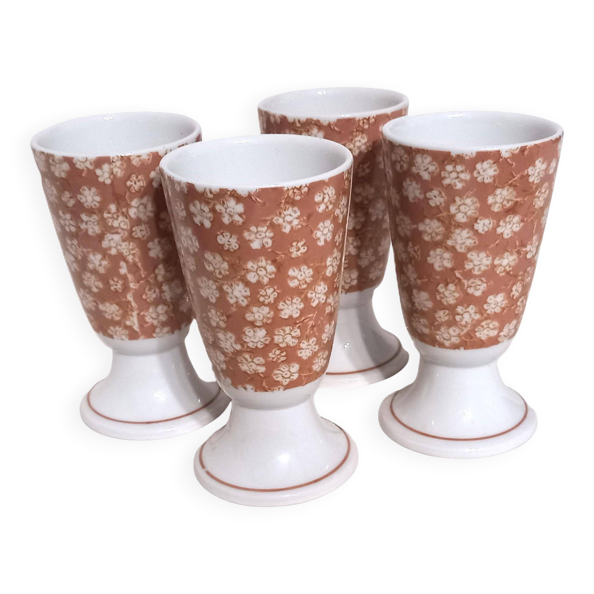 set of 4 mazagrans / coffee cups / mugs