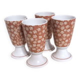 set of 4 mazagrans / coffee cups / mugs