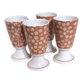 set of 4 mazagrans / coffee cups / mugs