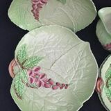 Carlton ware set plates green foxglove