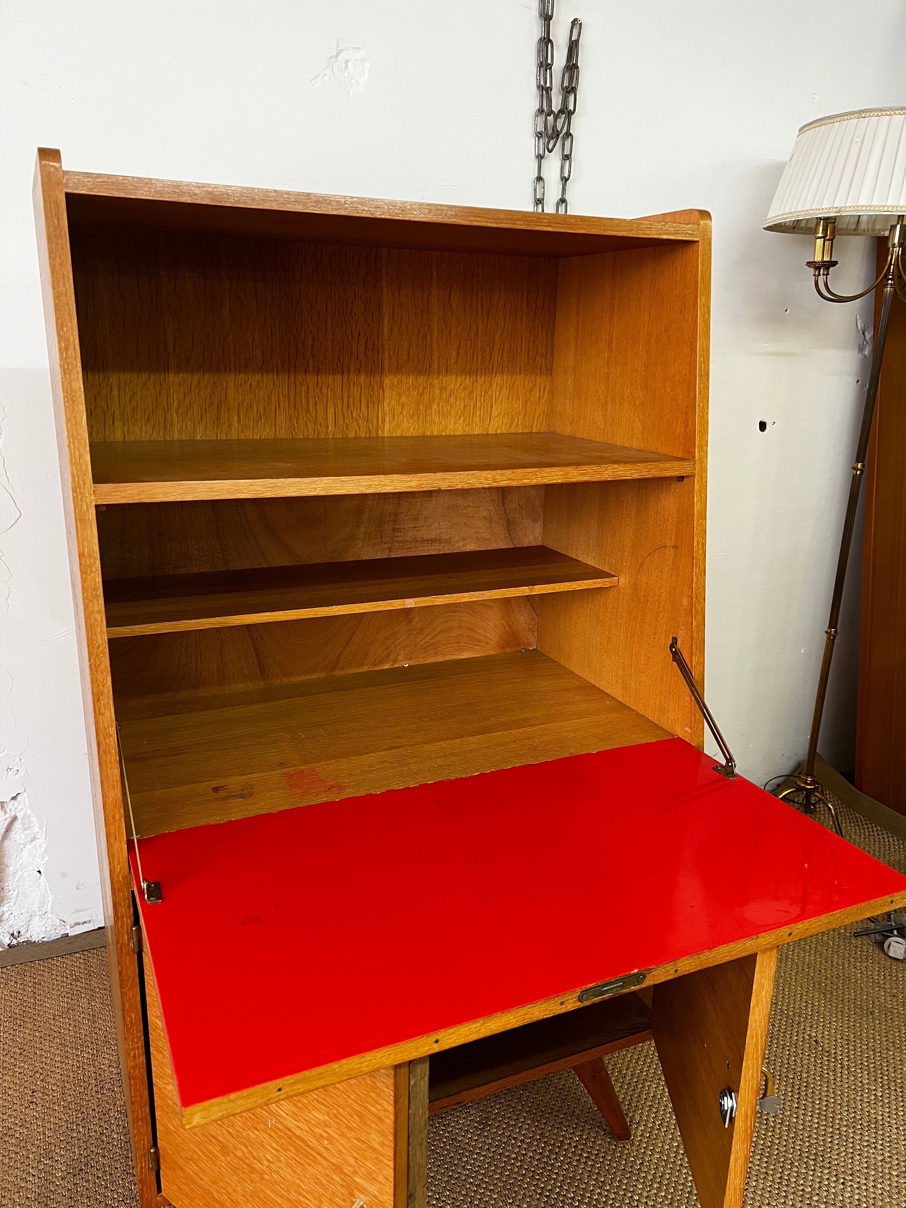 Vintage Scandinavian style secretary