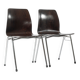 Set of 2 Galvanitas S26 Pagholz chairs, 1960s