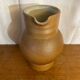 Antique pitcher stoneware from berry brown beige vintage kitchen
