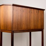 Scriban bar and secretary in Rosewood and Formica by Hans Olsen for CS Mobler 1960.