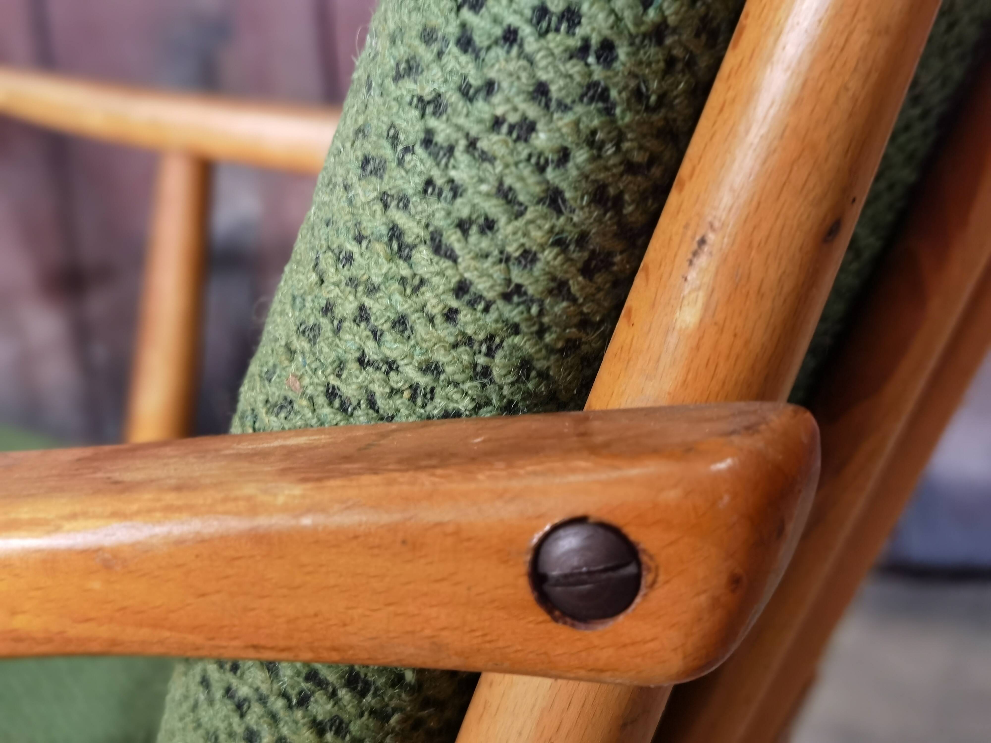 Pair of Thonet Boomerang armchairs