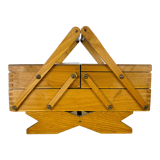 Working wooden sewing box 60s