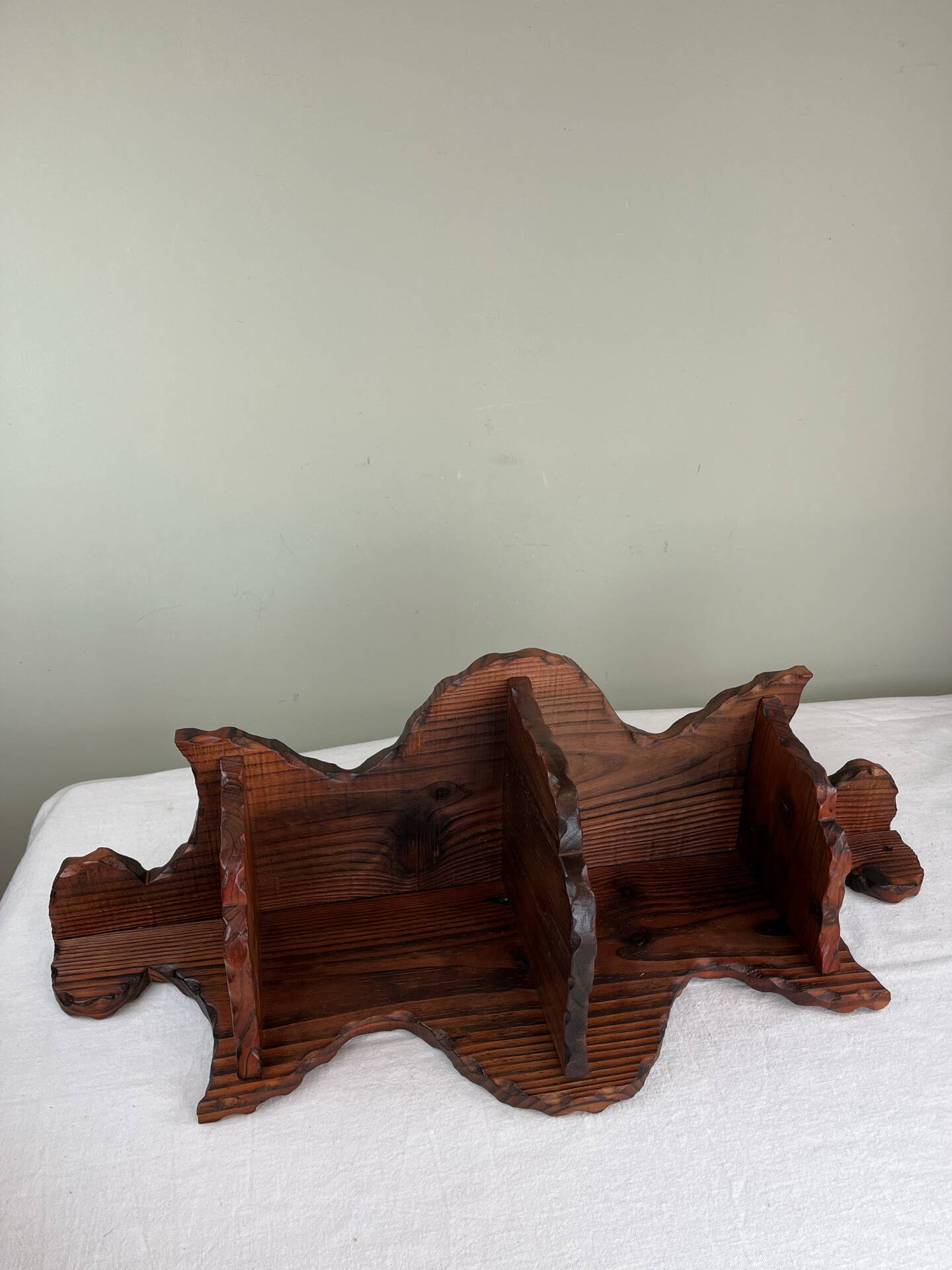 Brutalist corner shelf