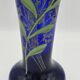 Vase en verre bleu cobalt émaillé et doré, attribué à François-Théodore LEG