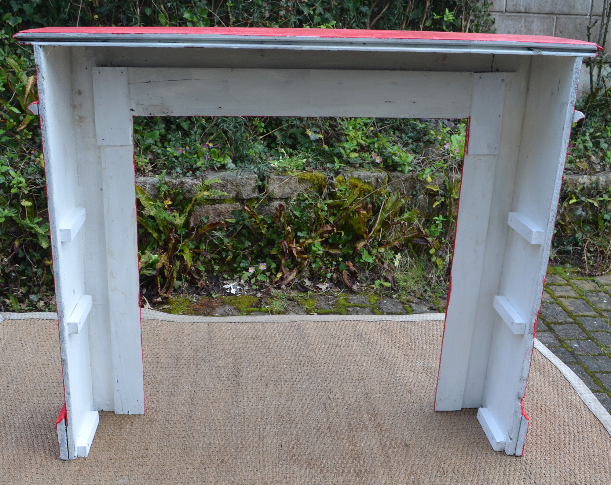 Fireplace cover structure