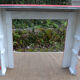 Fireplace cover structure