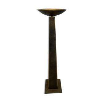 Coppery and gilded floor lamp, Belgo Chrom