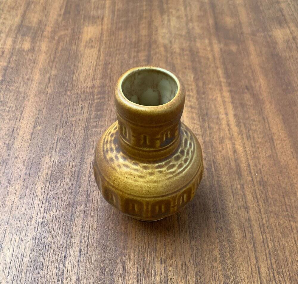 West German pottery vase by Scheurich, mid-century, 1960s.