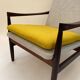Scandinavian armchair in Rio rosewood