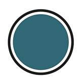 Parisian wardrobe glazed blue Peacock 1940