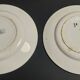 Pair of Saint Amand 20th century earthenware dinner plates