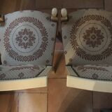 Pair of Egyptian style apparat chairs twentieth
