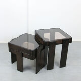 Coffee tables, Gianfranco Frattini, 1960