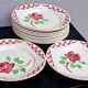 Dining table service, ironstone plates, Badonvilliers