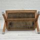 1970s, Scandinavian side table with drawer, solid oak wood, teak wood.