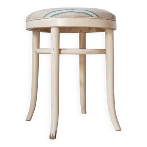 Tabouret vintage en bois - assise