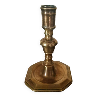 Old bronze candle holder