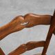 French Provincial Ladder‑Back Armchair with Woven Rush Seat, 19th century