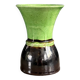 Bicolour vase in glazed terracotta - Savoyard craftsmanship