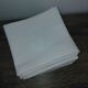 12 serviettes de table anciennes coton blanc monogramme CM