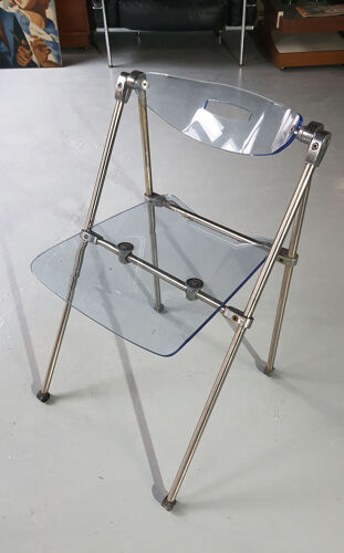 Chaise pliante moderne en plexiglas Giancarlo Piretti - EDA Concept