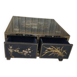 Table basse chinoise avec 4 tiroirs