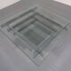 Sculptural Chrome Coffee Table by David Hicks, Italy, 1960s