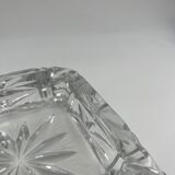 Worked crystal ashtray