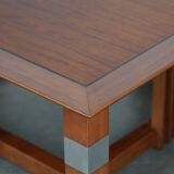 Beautiful and luxurious large square Art Deco design coffee table