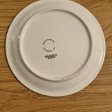 Assiette pillivuyt decor grand feu