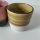 Ceramic cup trio