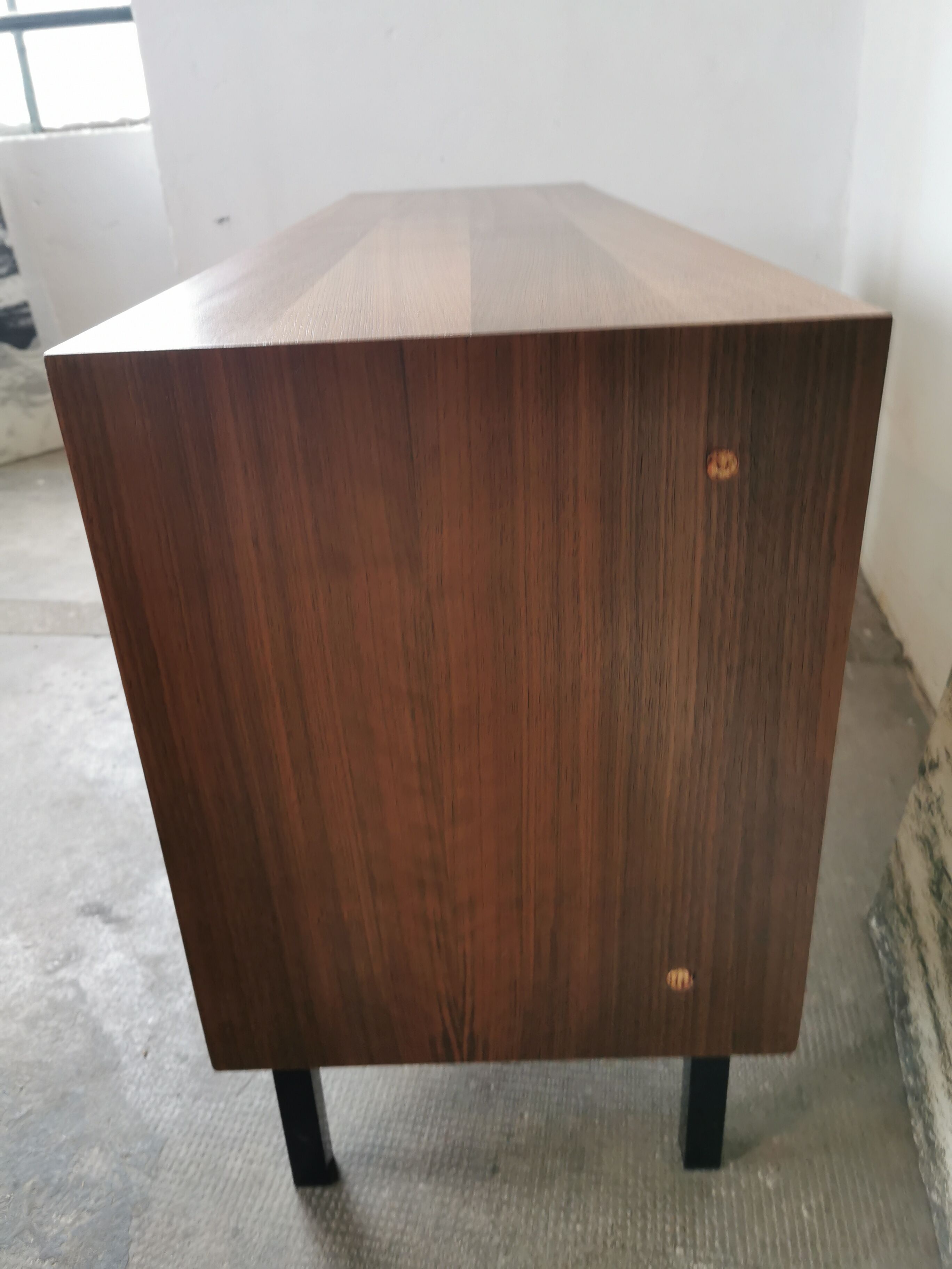 Sideboard teak and Scandinavian walnut