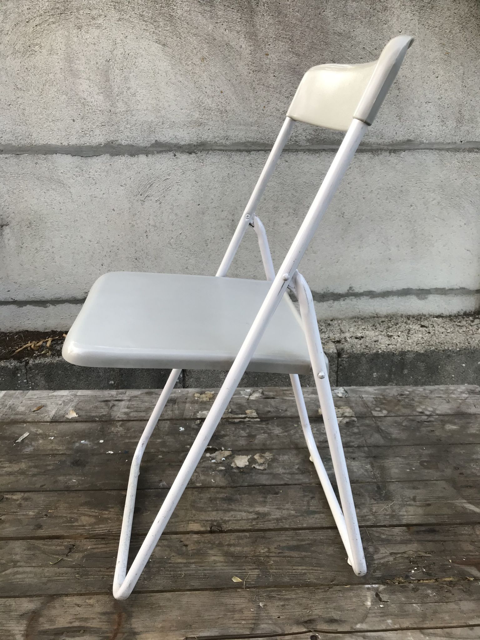 Ancienne chaise pliante graal chair n°1pop