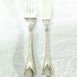 Christofle – 12-piece silver-plated fish cutlery set