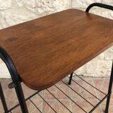 Vintage side table with magazines rack 1960