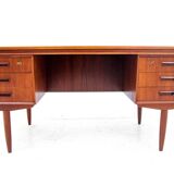 Bureau en teck, Danemark, années 1960