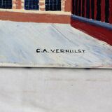 Oil on canvas by Verhulst