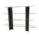Roche Bobois stone and glass sculpture shelf 1970s