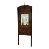 Portemanteau en bois et fer forgé