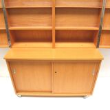 Unique vintage cupboard / sideboard / bookcase made in the 1970s